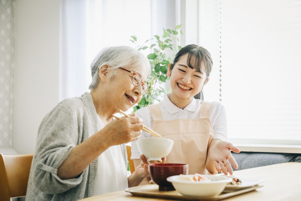 低栄養にならないために、バランスの良い食事をしている