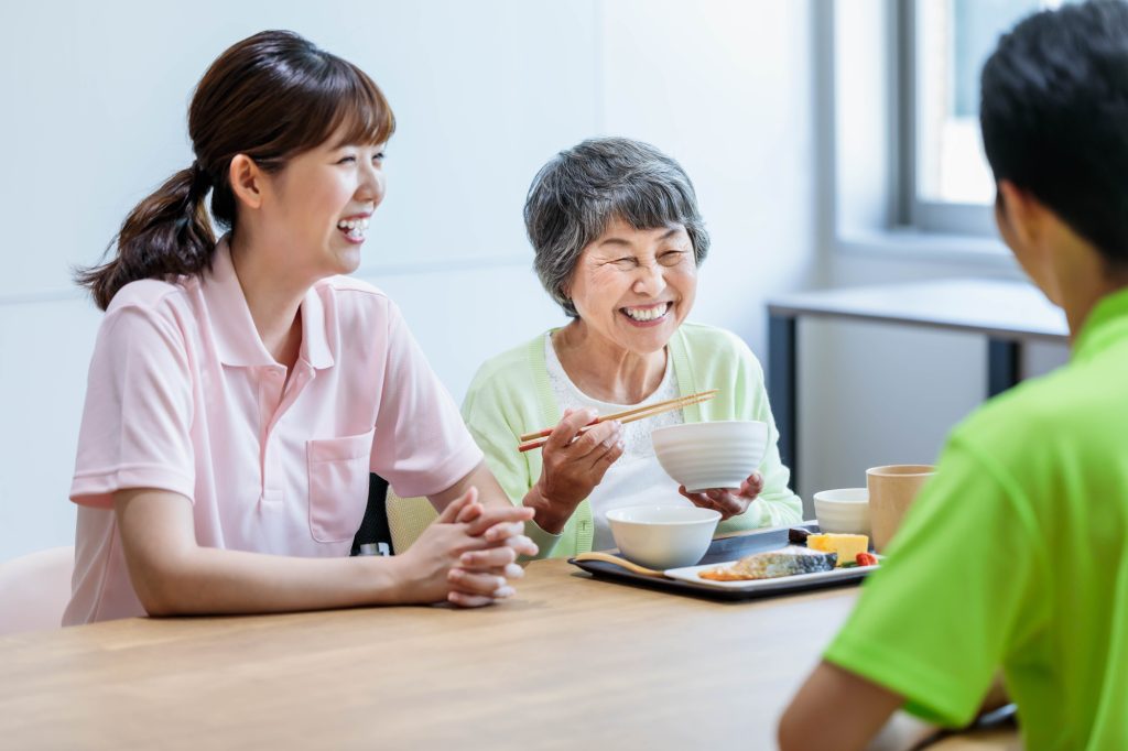 せん妄を予防するため栄養のある食事をしている